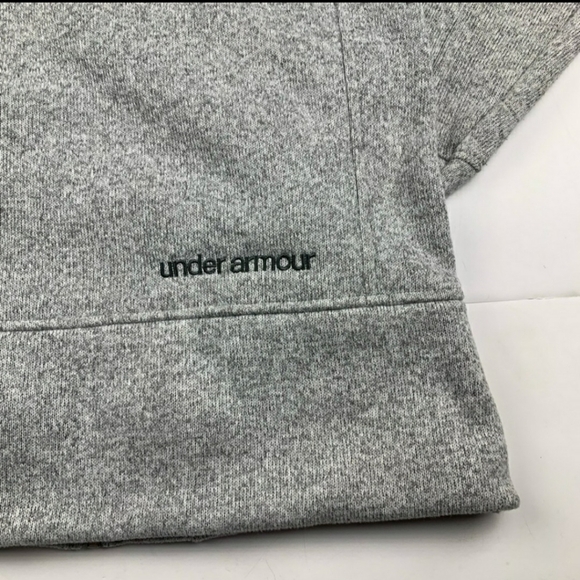 Under Armour UA Storm Full Zip Long Hoodie Women's Small S Heathered Grey EUC - Picture 10 of 13